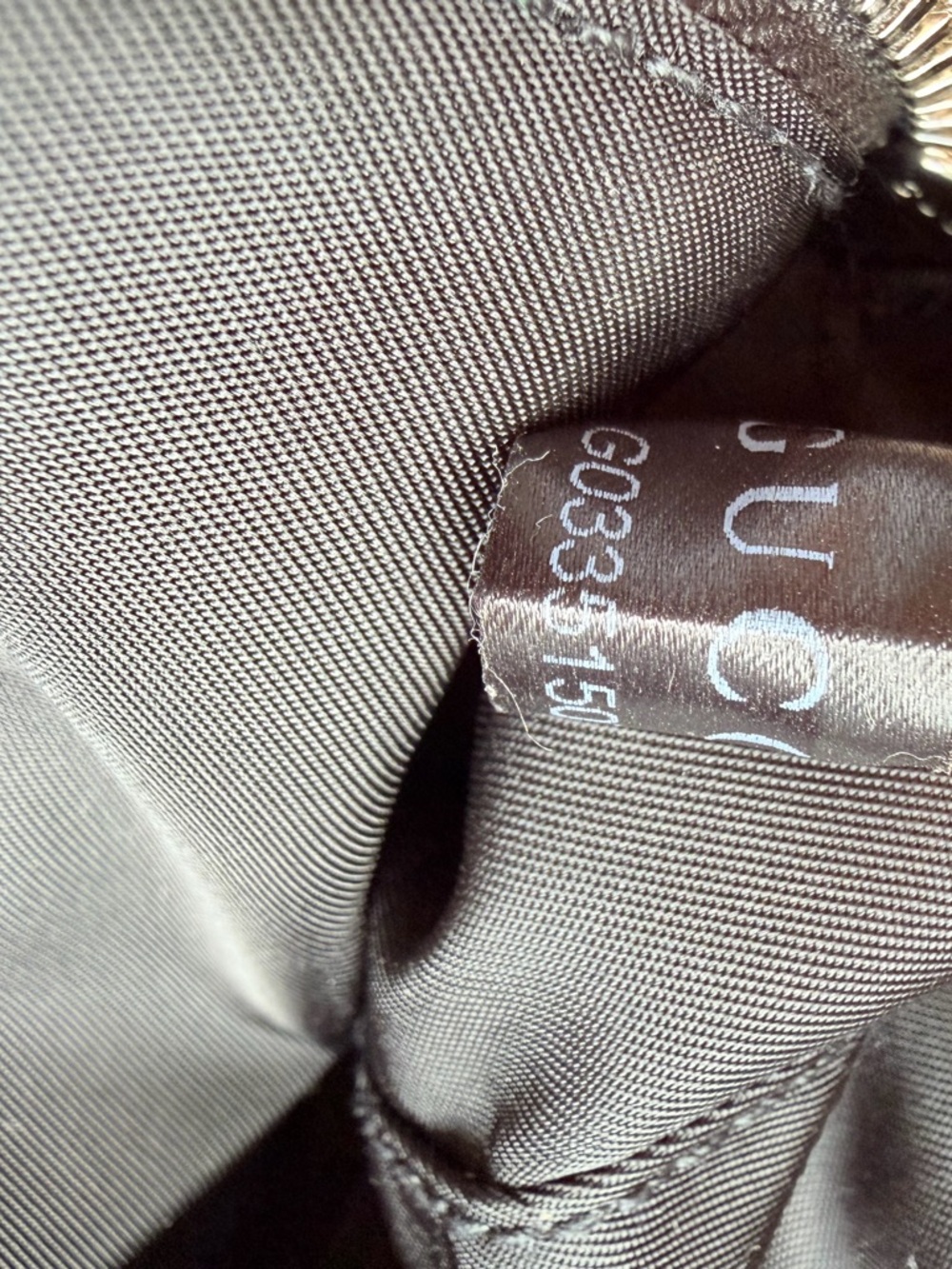 Gucci Black GG Monogram Logo Backpack with Gold Emblem - Picture 12 of 14
